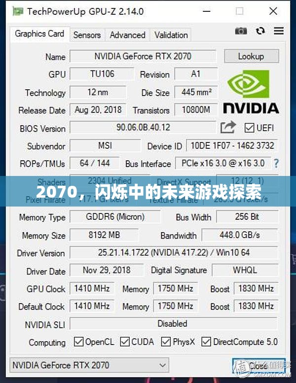 2070，未來(lái)游戲探索的閃爍之旅  第1張