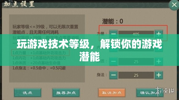 解鎖游戲潛能，提升技術(shù)等級，玩轉(zhuǎn)游戲世界