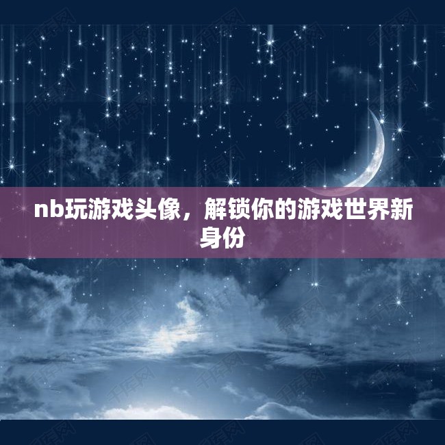 解鎖游戲新世界，個性化NB游戲頭像  第1張