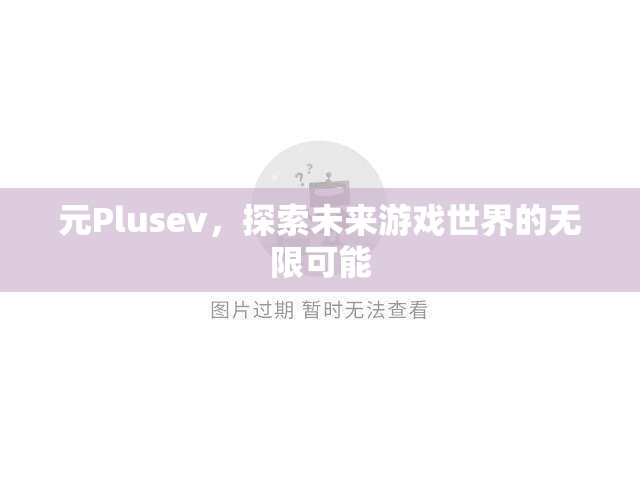 元Plusev，探索未來游戲世界的無限可能  第1張