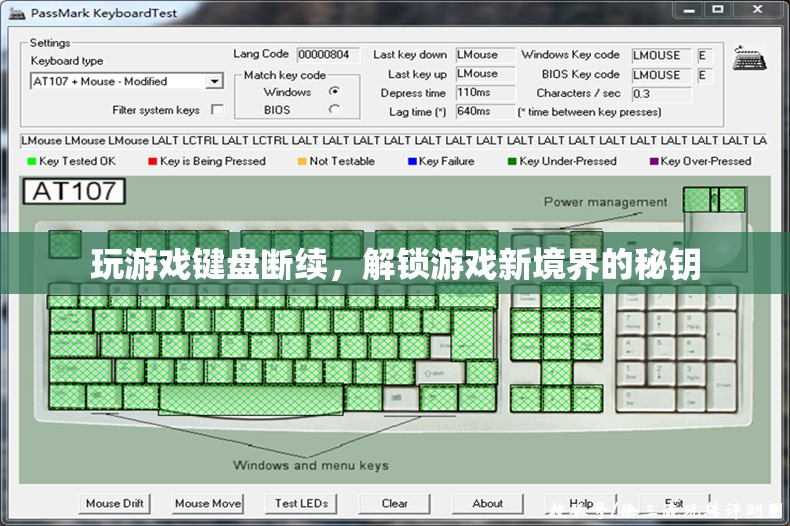 游戲鍵盤斷續(xù)挑戰(zhàn)，解鎖新境界的秘鑰