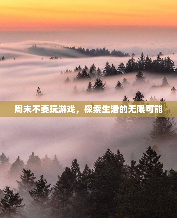 周末探索生活，放下游戲，發(fā)現(xiàn)無限可能