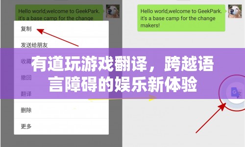 跨越語言障礙的娛樂新體驗(yàn)，有道玩游戲翻譯