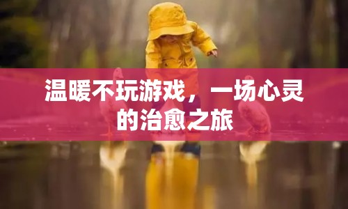 溫暖不玩游戲，心靈治愈之旅啟程