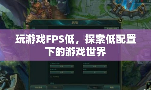 低配置下的游戲探索，如何在FPS低的情況下玩轉(zhuǎn)游戲？  第1張