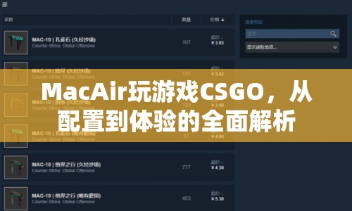 MacAir玩CSGO，從配置到體驗(yàn)的全面解析  第1張