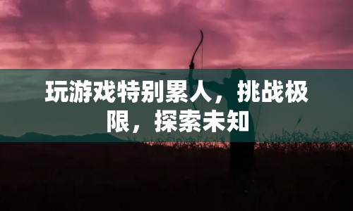 挑戰(zhàn)極限，探索未知，玩游戲的極致體驗(yàn)  第1張