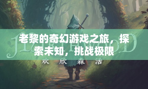 老黎的奇幻冒險，探索未知，挑戰(zhàn)極限  第1張