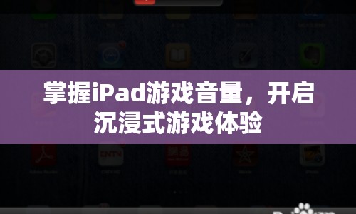 掌握iPad游戲音量 開啟沉浸式游戲體驗