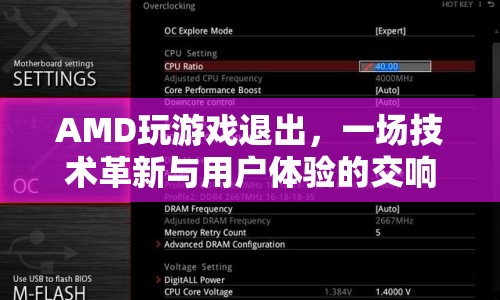 AMD游戲退出，技術(shù)革新與用戶體驗(yàn)的交響曲