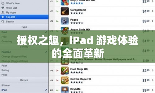 iPad游戲新體驗，授權之趣的全面革新