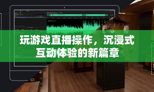 沉浸式互動(dòng)體驗(yàn)，玩游戲直播操作開啟新篇章