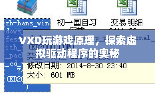 VXD游戲原理，揭秘虛擬驅(qū)動程序的奧秘