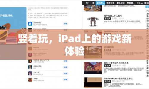 iPad豎屏游戲新體驗