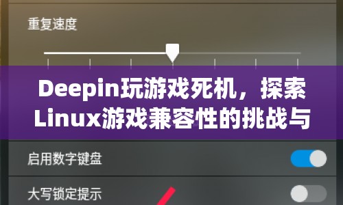 Linux游戲兼容性，Deepin游戲死機(jī)引發(fā)挑戰(zhàn)與機(jī)遇