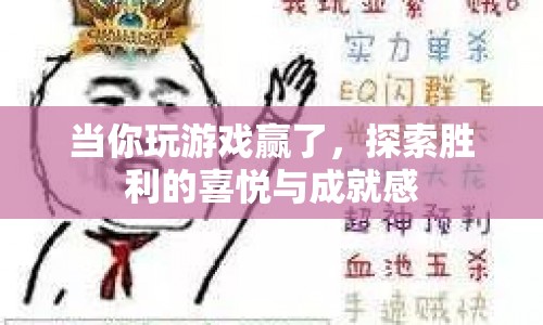 探索勝利的喜悅與成就感，游戲贏家的心理體驗(yàn)