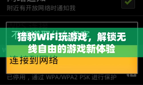 獵豹WiFi，解鎖無線自由的游戲新體驗(yàn)