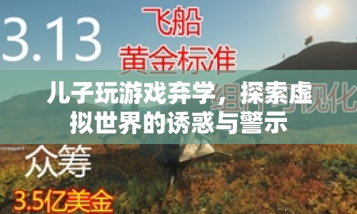 兒子沉迷游戲棄學(xué)，虛擬世界誘惑與警示