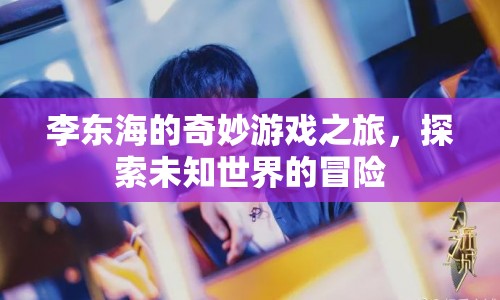 李東海的奇妙冒險(xiǎn)，探索未知世界的游戲之旅