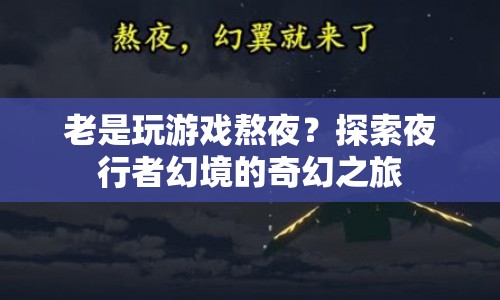 夜行者幻境，探索奇幻之旅，熬夜玩游戲的新體驗(yàn)