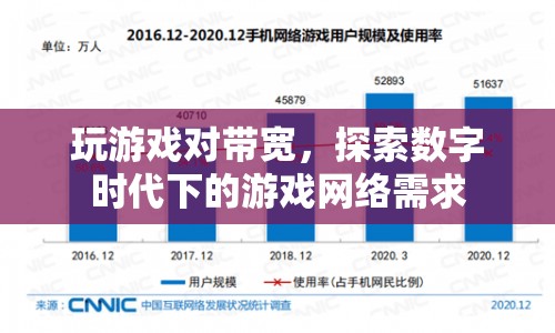 數(shù)字時代下的游戲網絡需求，探索游戲對帶寬的影響