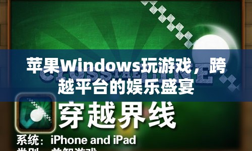 蘋果Windows跨界游戲，打造跨平臺娛樂盛宴