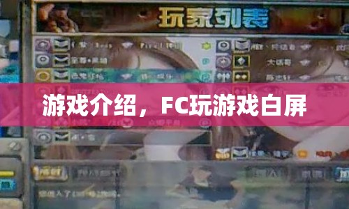 FC游戲白屏問題解析