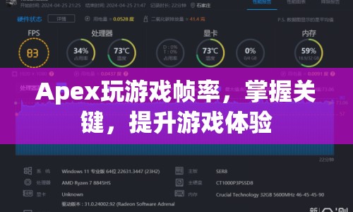 掌握Apex關(guān)鍵，提升游戲幀率體驗(yàn)