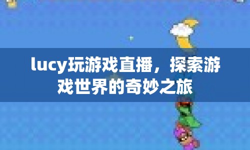 探索游戲世界的奇妙之旅，Lucy的直播冒險(xiǎn)