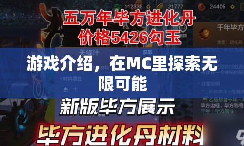 探索無限可能，MC游戲世界揭秘