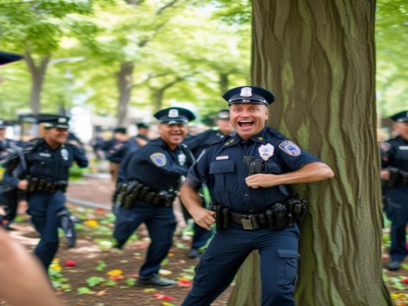 警察惡作劇游戲，智慧與幽默的較量